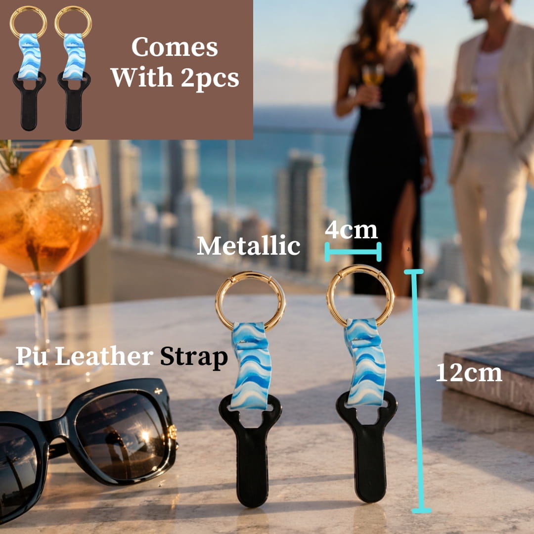 The Maitre Detatche Hat Clip - 2 Pack Pu Leather